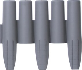 PROSPERPLAST Záhradná palisáda, sivá, 270 cm