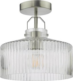 Där Lighting LEN4846 - Prisadený luster LENKA 1xE27/60W/230V matný chróm