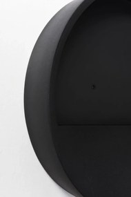 Květináč na stenu MURA, sklolaminát, Ø 50 cm, čierná