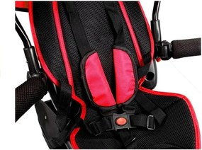 LEAN Toys Trojkolka PRO500 červená - ČIERNY RÁM