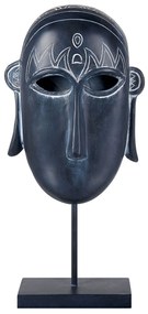 Dekoratívna figúrka maska čierna PAKHA Beliani