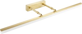 Toolight Toolight, LED nástenné svietidlo, 80cm, 13W, 4000K, 1000lm, APP1877-1W, Brúsené zlato, OSW-66032