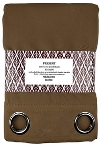 Záves Present na priechodkách 135x180 horčicová Merkury Home