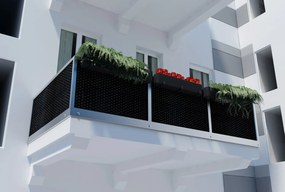 BALKÓNOVÁ ZÁSTENA - UMELÝ RATAN - rozmer a farba na prianie 85 cm RD01 - hnedá