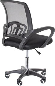Čierna kancelárska stolička JETTA