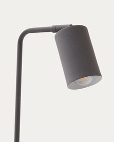 Čierna kovová stolová lampa (výška 49 cm) Manie – Kave Home