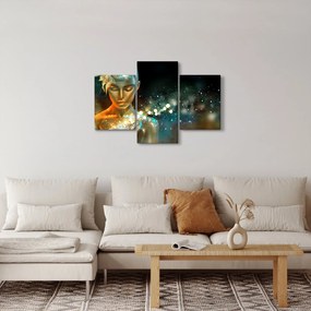 Obraz zlatej víly (90x60 cm)