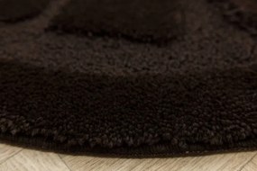Kúpeľňový koberček Ocean Wenge kruh