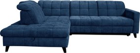 XXXLutz ROHOVÁ SEDAČKA, textil, modrá Xora - Sedačky - 002527008012