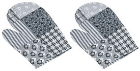 Bellatex Kuchynská chňapka Patchwork sivá, 28 x 18 cm, 2 ks