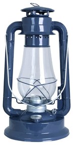 Strömshaga Petrolejová lampa Hurricane Dark Blue Large