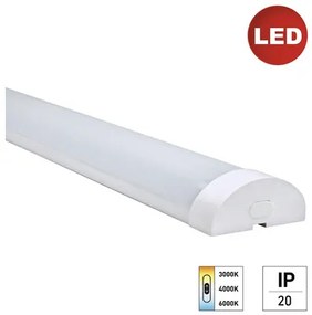 LED osvetlenie kuchynskej linky E2 systeme² XXS 24W 2900lm 3000-4000-6000K 1000 mm biele