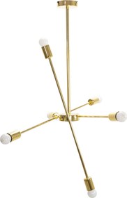 Toolight Toolight, stropné svietidlo 6xE27, APP1115-6CP, zlatá lesklá, OSW-04666