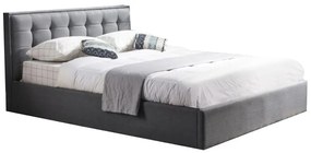 Posteľ Padva 160 sivá