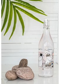 Sklenená fľaša Moomin Beach 1l