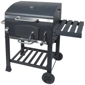 Gril na drevené uhlie čierna
