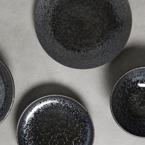 MADE IN JAPAN Malá plytká miska Black Pearl 13,5 cm 250 ml 13,5 × 4 cm