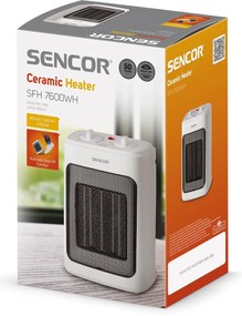 Sencor SFH 7600WH keramický ohrievač, biela