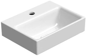 GSI, NUBES keramické umývadlo 36x28 cm, biela ExtraGlaze, 9638111