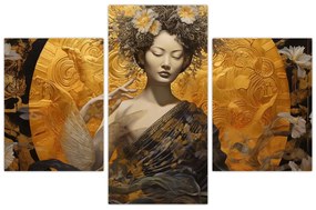 Obraz - Japonská dáma (90x60 cm)