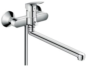 Hansgrohe Logis - Páková vaňová batéria s predĺženým výtokom, chróm 71402000