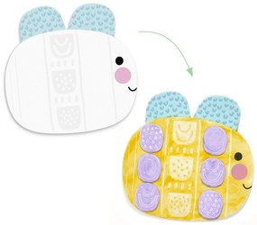 Výtvarná hra – prstové farby a samolepky so zvieratkami