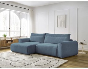 Modrá rohová pohovka Aden – Bobochic Paris