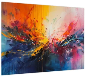 Obraz - Farebná abstrakcia (70x50 cm)