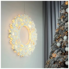 Solight 1V297 - Vianočný LED veniec 10xLED/2xAA, teplé biele svetlo