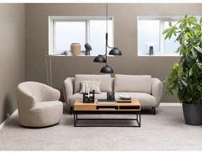 Otočné designové relaxační křeslo Westport béžové