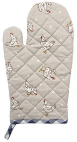 Modrá chňapka Lucky Chicken - 16*30 cm