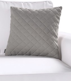 Obliečka Kinga pikovaná 43 x 43 cm farba produktu sivá látka lesklá, zamatová