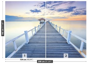 Fototapeta Vliesová Pier mora 104x70 cm