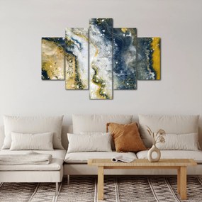 Obraz - Zlatá abstrakcia (150x105 cm)