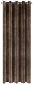 ZATEMŇOVACÍ ZÁVES NA KRÚŽKOCH VILLA 140X250 CM HNEDÁ