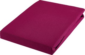 XXXLutz NAPÍNACIA PLACHTA, džersej, bobuľová, 140-160/200-220 cm Novel - Obliečky & plachty - 005054003113