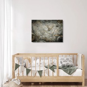 Sklenený obraz - Tok času (70x50 cm)