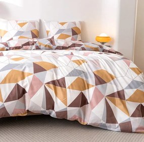 Obliečky z mikrovlákna TRIANGO vzorované Rozmer obliečky: 2 ks 70 x 80 cm | 160 x 200 cm