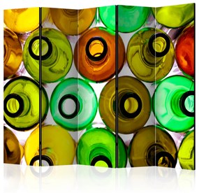 Artgeist Paraván - bottles (background) [Room Dividers]