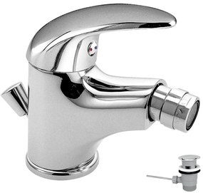 Novaservis Metalia 55, bidetová batéria s výpusťou, chrómová, 55011,0