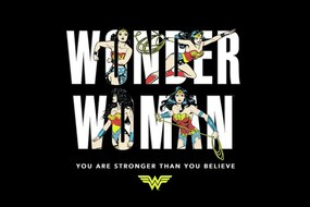 Umelecká tlač Wonder Woman - You are strong, (40 x 26.7 cm)
