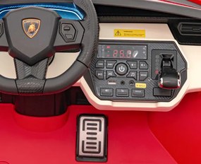 Elektrické autíčko Lamborghini SIAN červené