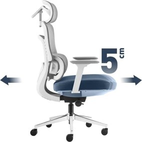 Masážne kancelárske kreslo Visioner 6.1 sivé
