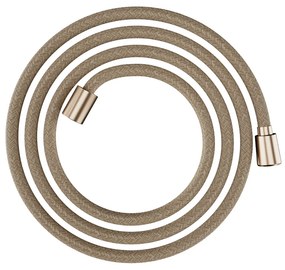 Hansgrohe Designflex, textilná sprchová hadica 2000 mm, kartáčovaný bronz, HAN-28230140