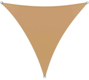 Tieniaca plachta celta trojuholník 5x5x5m 220g/m piesková