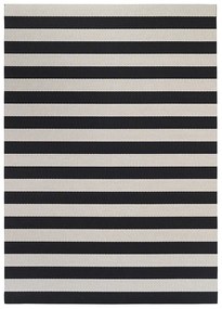 Koberec Big Stripe: Sivo-čierna 80x260 cm
