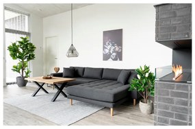 Konferenčný stolík s doskou z masívneho dubu House Nordic Toulon, 120 x 70 cm