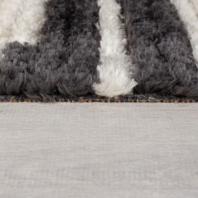 Flair Rugs koberce Kusový koberec Domino Lina Berber Monochrome - 160x230 cm