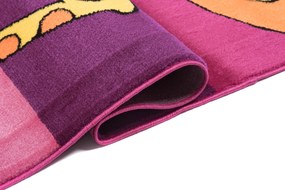 TA Koberec K596B ŽLTÁ KINDER CFW Rozmer: 80x150 cm