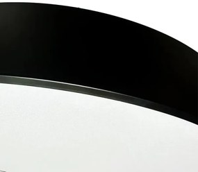 LED Stmievateľný luster na lanku LED/50W/230V 3000-6500K čierna + diaľkové ovládanie